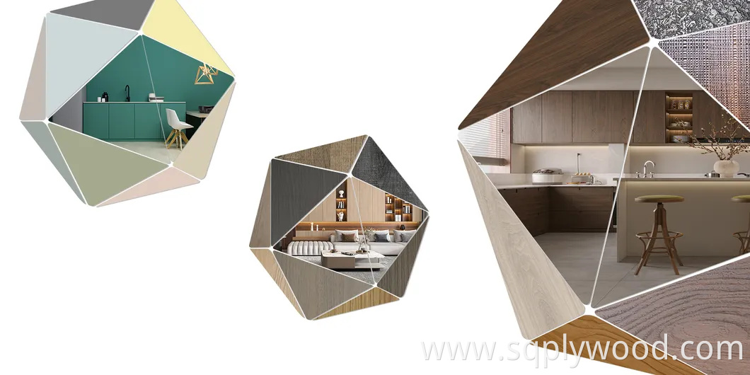 White Laminated 4X8 Melamine Plywood Board for Furniture